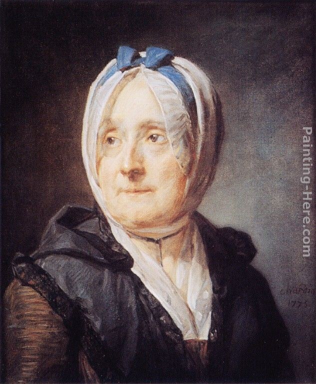 Jean Baptiste Simeon Chardin Portrait of Madame Chardin